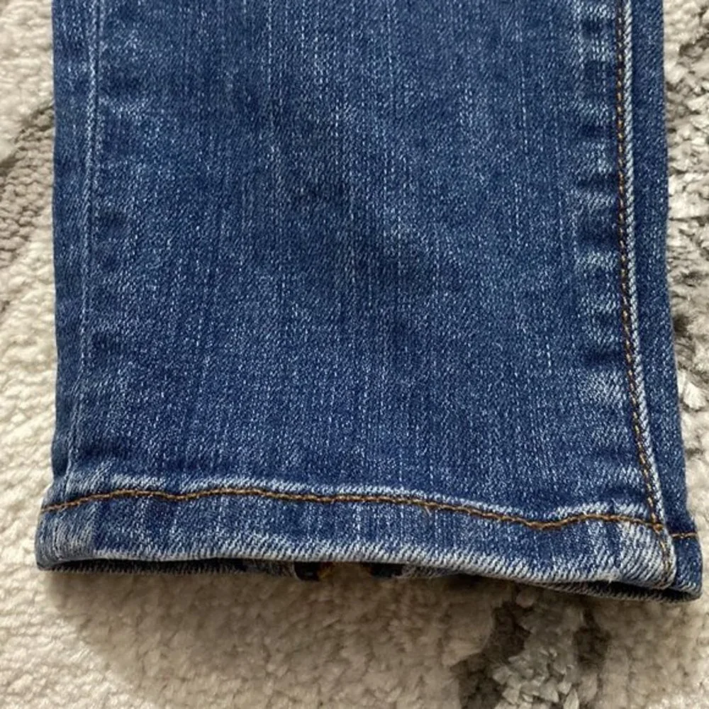 J BRAND Jeans Antigua Cropped Jeans Size 26 Zipper Back Summer Y2K Capri